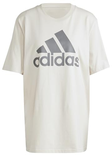 adidas Men's Essentials Single Jersey Big Logo Tee, Alumina/Grey Four, XL