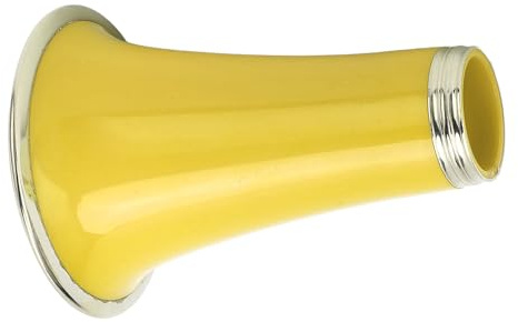 Klarinettklocka, Klarinettklocka i ABS-plast, Nickelpläterad Metallring, Tillbehör Till Blåsinstrument, Enkel Installation (CC30 Gul)