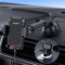 54W Bluetooth 5.3 FM Transmitter Autoadapter mit Telefonhalterung 3-in-1 HiFi Bass Sound, Freisprechen 36W PD & QC 3.0 18W Unterstützt TF/SD Karte 64G AUX USB Flash Drive für iPhone Android Smartphone