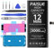 Batterie pour iPhone 12 Mini, 3000 mAh Batterie Haute Capacité de Remplacement pour iPhone 12 Mini modèles A2399, A2400, A2398, A2176 avec kit d'outils
