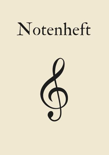 Notenlinienheft DIN A4 – 100 Seiten mit Seitenzahlen & Inhaltsverzeichnis zum Ausfüllen: Blanko Musikheft für Schüler, Komponisten & Musikunterricht – Musik Notenbuch