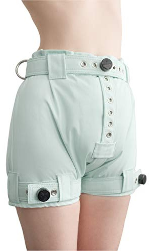 ABDL Couvre-couche verrouillable robuste pour bébé avec verrous Segufix, rose, menthe et bleu (taille L, menthe layette)