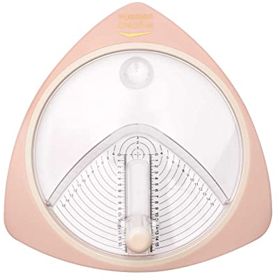 Vaessen Creative Cutter Circulaire Ø 2,5 à Ø 15 cm – avec 3 Lames de Rechange – Coupe Papier Cercle Rose – Machine de Découpe pour Scrapbooking et Loisirs Créatifs, Plastique
