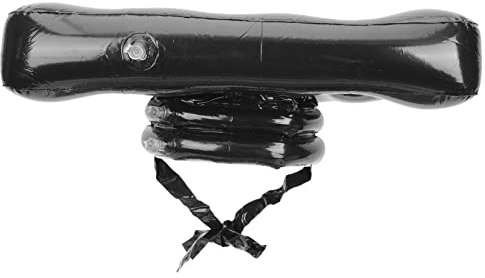 Aufblasbare Pong Hüte: Aufblasbare Schwimmende Bier Pong Rack Werfen Spiel Nette Rasen Spiel Spielzeug Sechs Loch Wein Wasser Getränkehalter Für Schwimmbadpartys Wasser Spiele Strand Party Schwarz