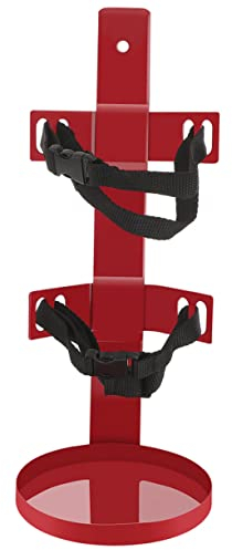 TEHAUX Halterung Für Feuerlöscher Wandhaken Für Autos Wandhalterung Für Feuerlöscher Feuerlöscher Für Autos Rote Feuerlöscher-Zubehörhalterung