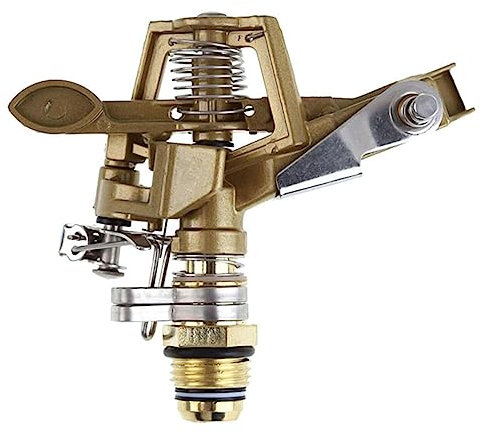 EpheyFIF Arroseur à Impulsion mâle de 1,27 cm, 1 arroseur de Jardin, pour 360 degrés pour arroser Les Plantes, Les Fleurs, Les légumes