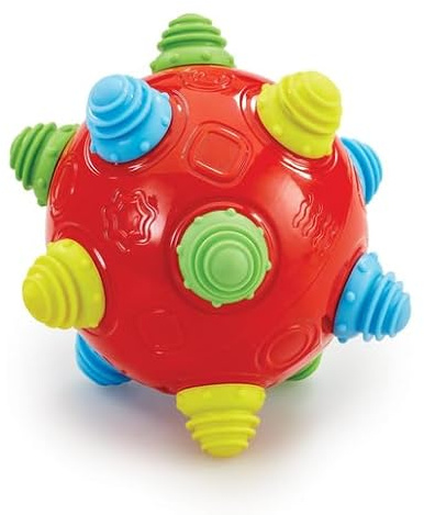 LITTLE LOT Jiggly Jitter Ball Sensory Activity Toy For Children 12 Months+ Baby Toddler Jiggle Ball Spiky Sensory Children Jitter Toy Jiggly Kids Toddlers