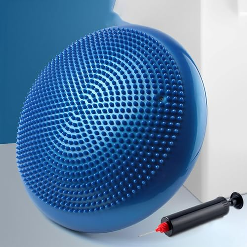JIAMIAN Almohadillas De Equilibrio, Entrenadores De Núcleo Inflable, Almohadillas De Entrenamiento, Almohadillas Sensoriales De Silla, Estabilizadores Antideslizantes Inflables Para Física