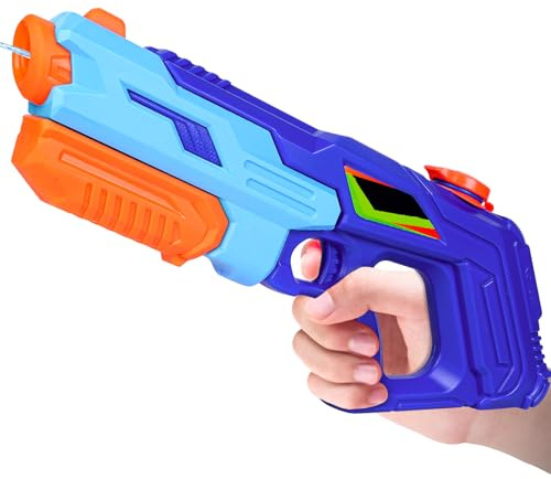 Water Pistol for Kids and Adults, 900ML Powerful Super High Capacity Water Guns, 32ft Long Range Water Blaster Toy for Summer Outdoor Garden Party Swimming Pool,1Pack