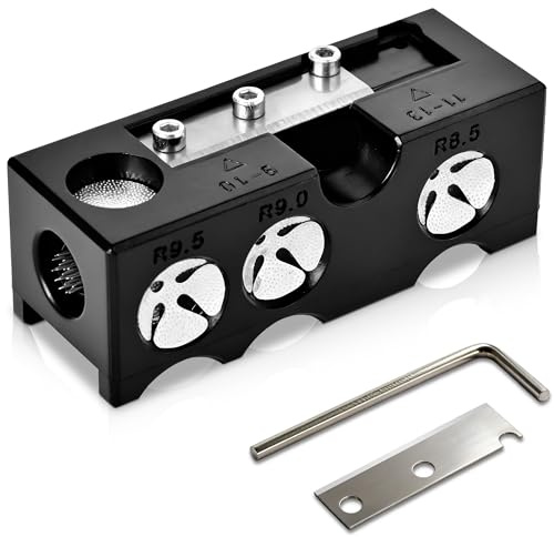 11-in-1 Cue Tip Shaper and Pool Cue Repair Tool Shaping and Polishing | Multifunctional Snooker Cue Tip Maintenance Kit with U-Shape Grinder, Needle, and Scuffer for Billiard Cue Tips