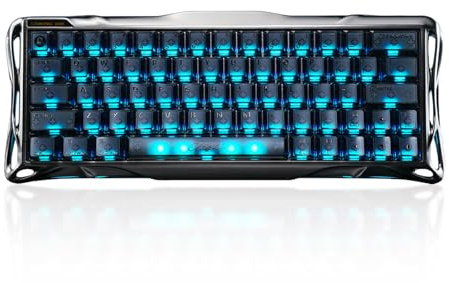 GravaStar Mercury V60 Pro 60% HE Magnetic Gaming Keyboard, True 8kHz Polling Rate, 0.125ms Latency, Dynamic Rapid Trigger, 0.005mm Adjustable Actuation, Full Aluminum Frame