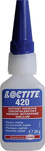 Loctite 420X20GRM LOC 420 Capillary General Purpose Ethyl-Based Instant Adhesive, 20 g