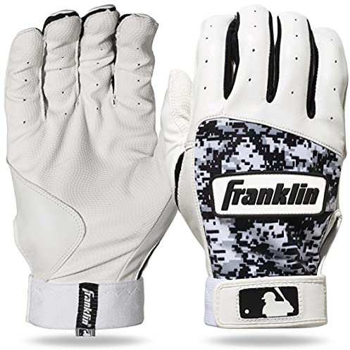 Franklin Sports MLB Digi-Camo Gants de Baseball (la Paire), Homme, Gray/White/Black Digi