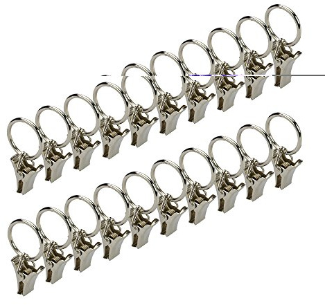 JalousieCrew 20 Stück Seilklammern für Seilspanngarnitur Seilspanner Seilspannsystem (vernickelt)