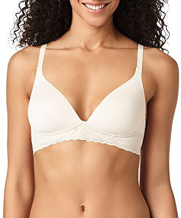 Warner's Women's Cloud 9 Wirefree Triangle Bra, Butterscotch, 34C