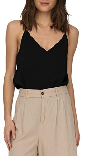 ONLY Damen ONLDEBBIE Singlet NOOS WVN 15176550, Black, 38