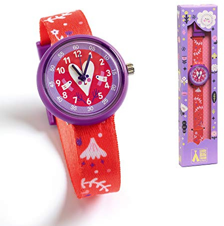 DJECO Montre d'apprentissage en Forme de cœur (DD00421)