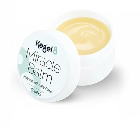 Kegel8 Miracle Balm Natural Intimate Care, 50 ml – Soothing Relief for Itching, Dryness & Irritation, 100% Natural Ingredients with Avocado Oil, Royal Jelly & Olive Oil