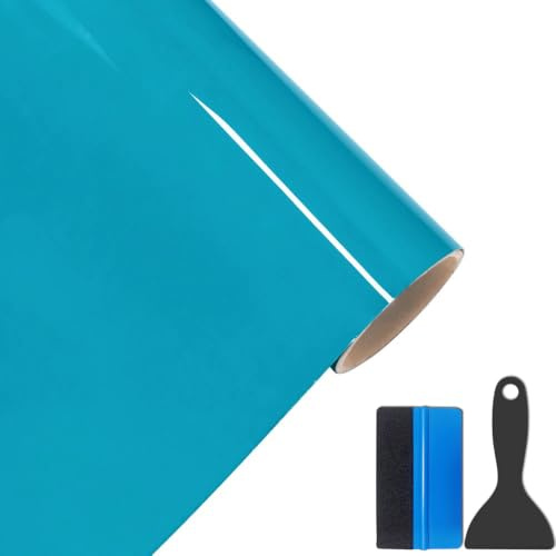 NewL PET Ultra Gloss Car Vinyl Wrap Miami Blue 50cmx150cm | Ultra gloss finish, Self-adhesive, Air Release Technology, Weather Proof, Tear resistant, Suitable for auto, moto, furniture
