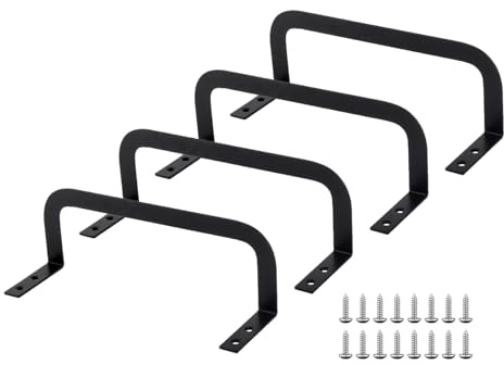 hifrom Madrasshållare, madrassstabilisatorer, 4 stycken madrassbyglar, halkfri madrasstopp, madrasshållare mot glidning, sängram, lämplig för madrasser, sängkant på 10–30 cm