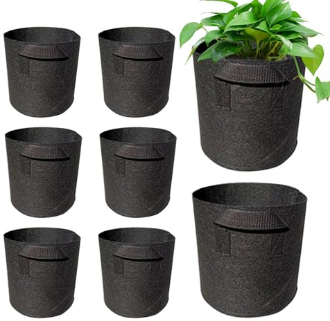 Genérico Macetas para Lirios En Estanques - Plantas Acuáticas y Macetero Reutilizable - Solución Multiusos para Jardinería Exterior: Cestas De Cultivo para Lirios Y Bolsas De Siembra En Patio,