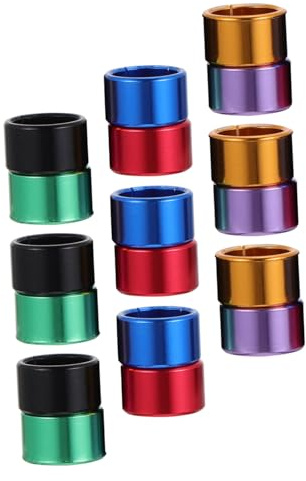 UKCOCO 18pezzi Anelli in Alluminio per Piccioni Viaggiatori Fasce per Zampe Codice Colore Etichette di Identificazione per Pollame Design Aperto per Comfort e Resistenza alle Intemperie