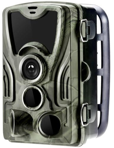 Healeved Cámara de Exploración 1080p con Inducción Infrarroja para Exteriores, Cámara de Caza Automática para Fotografía de Campo y Seguimiento Nocturno