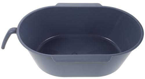 SHERCHPRY Cubo para Inodoro Portátil de Plástico Resistente y Fácil de Limpiar, Adecuado para Silla de Ruedas y Personas Mayores en Cuidado Domiciliario