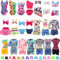 Miunana 25 Doll Clothes Including 5 Bikini Swimsuits 5 Outfit Tops 5 Pants 10 Shoes for 11.5 inch Dolls