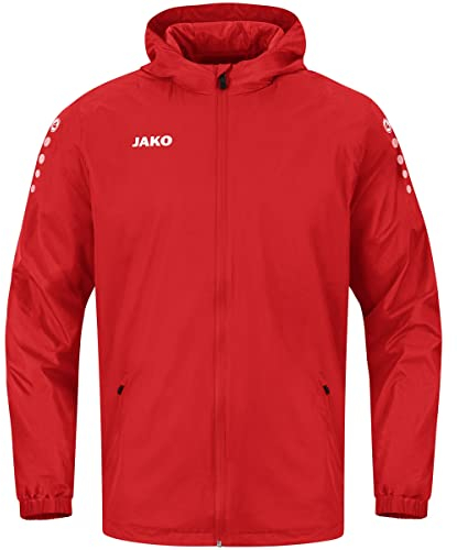JAKO Team 2.0 Allwetterjacke Kids Dunkel rot, 140 Kinder