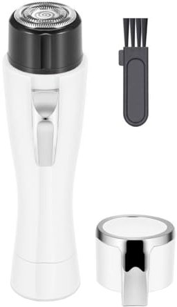 YZOTEK Mini Rasoi Femminili - Rasoio Elettrico Bikini Trimmer Portatile Senza Fili da Donna, Uso Umido e Asciutto Depilazione Indolore per Gambe Viso Braccia Ascelle Inguine Zona Bikini Corpo