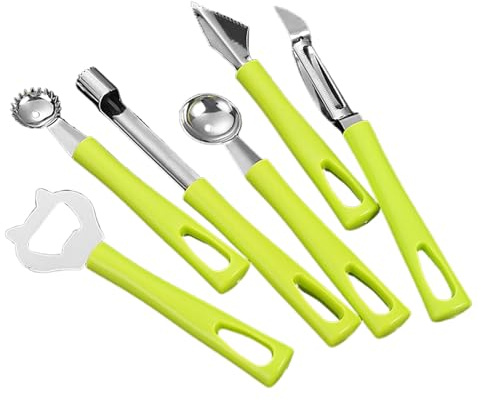 Cortador de bolas de sandía, herramienta para descorazonar de cocina, pelador, cortador de corazones, multifunción, abrebotellas, para el hogar, preparación de alimentos, restaurante, camping