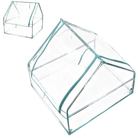 Copertura per serra – Piante trasparenti, coperture per alloggiamenti, piastre di chiusura da giardino resistenti all'acqua, strato protettivo per piante con design della porta avvolgibile