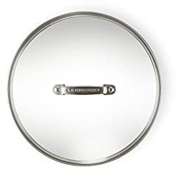Le Creuset Tapa de cristal, 26 cm, plateado y transparente, 96200826000000