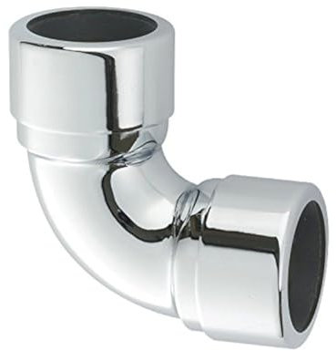 McAlpine 35A-CB Chrome Plated Brass 90 Degree Compression Bend
