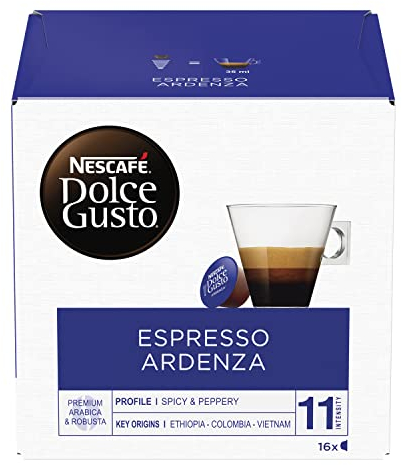 NESCAFÉ DOLCE GUSTO Espresso Ardenza Caffè, 6 Confezioni da 16 Capsule (96 Capsule Compatibili Nescafé Dolce Gusto)
