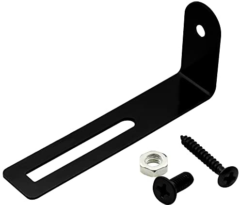 Musiclily Basic Staffa Supporto Battipenna Pickguard Bracket Nero | Acciaio, para Chitarra Elettrica tipo LP