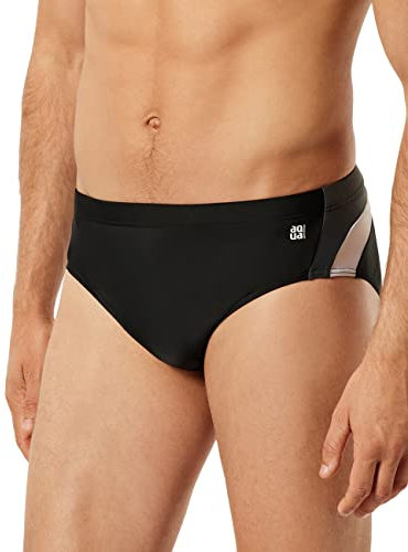 Schiesser Herren badebukser trusser Badehose, Schwarz, L EU