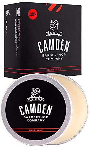 Haarwachs von Camden Barbershop Company ● jederzeit formbar ● Haarstyling und Haarpflege für Männer ● frischer Duft ● 100 ml