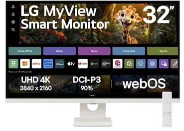 LG MyView 32SR73U-W - LED-Monitor - Smart - 81.3 cm (32) (32SR73U-W.AEU)