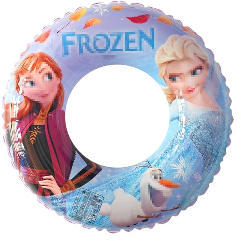 Oirigaga Schwimmring Kinder, Aufblasbarer Kleine Schwimmreifen für 3-6 Jahre Kleinkind, Cartoon Eiskönigin Prinzessin Swimming Ring, Bunte Floating Wasserreifen Pool Wasserring Spielzeug für Mädchen