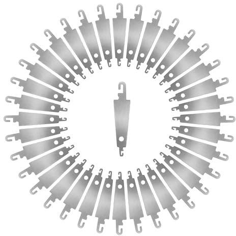 XIYING 100 Pcs Needle Threader, Needle Threaders Hand Sewing, Stainless Steel Sewing Needles Threader Tool for Large Eye Needles DIY Supplies Accessory