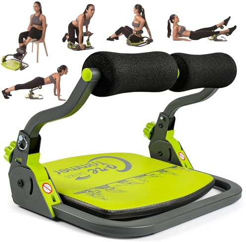 Leikefitness Entraîneur pour abdominaux, Machine à abdominaux, Équipement d'entraînement abdominal, Machine à sit-up, Entraîneur de muscles du tronc avec modes multiples pour entraînements complets du