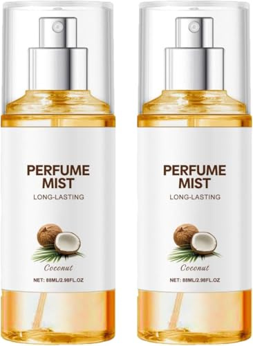 Perfume Capilar para Mujer, Spray Corporal de Vainilla y Coco, Aceites Esenciales para Cabello y Cuerpo, Bruma Corporal de Larga Duración, Fragancia Duradera para Uso Diario