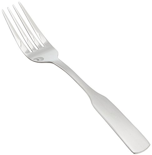 Winco 12-Piece Winston Dinner Fork Set, 18-0 Stainless Steel, Silver
