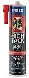 Hybrid Montagekleber High Tack | Klebstoff für Beton, Holz, Metall & Fliesen | MS Polymer Kleber | Metallkleber | PVC Kleber | wasserfest | sofort härtend | weiß (1, Superfast weiß)