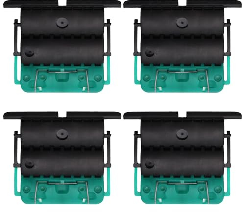 Lot de 4 Attaches de tablier rigide Clicksur H875E pour volet roulant - Fixation de volets roulants - Verrou automatique 2 maillons - Attache tablier de sécurité anti-effraction clipsable