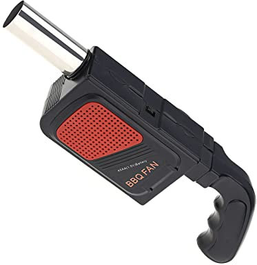 HERCHR Ventilatore per Barbecue da Campeggio elettrica, Ventilatore elettrico a batteria e portatile per barbecue