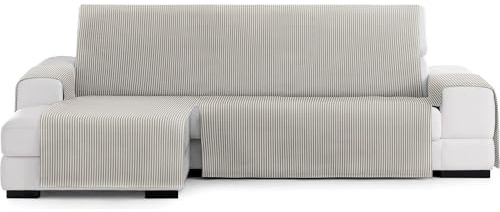 ECOMMERC3 | Copridivano con chaise longue, con elastici per chaise longue sinistra/destra, con chaise longue, regolabile e versatile, per divani ChaiseLongue, protezione totale