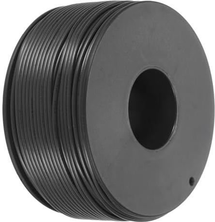 QUARKZMAN 24AWG Filo Intrecciato PVC per Collegamenti 50m/164ft Nero, Filo Elettrico UL1007 Bobina Rame Stagnato per Collegamenti Interni, Nautico